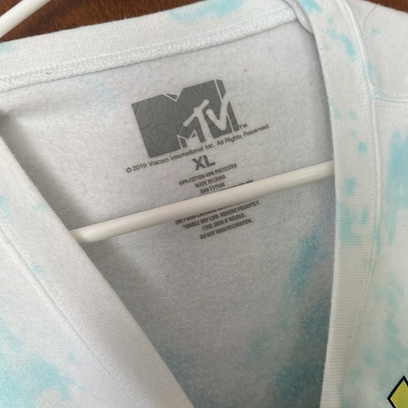 target homemade tie dye XL crop MTV Crewneck size XL - Picture 2 of 3